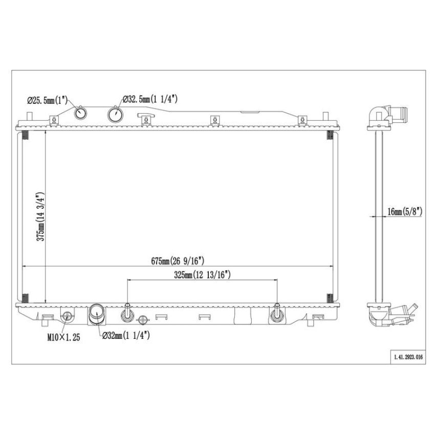 Reach International 41-2923 Radiator