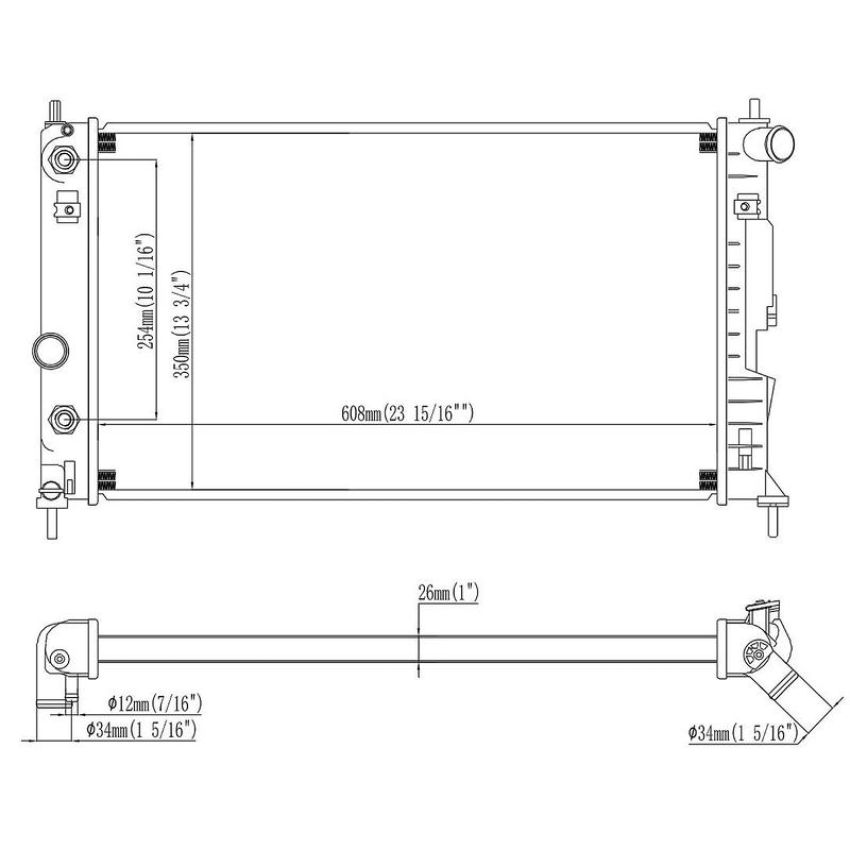 Reach International 41-2924 Radiator