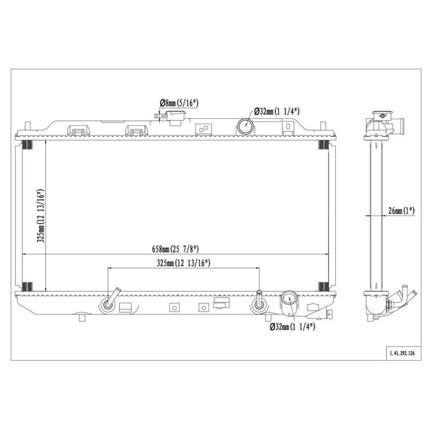 Reach International 41-292 Radiator