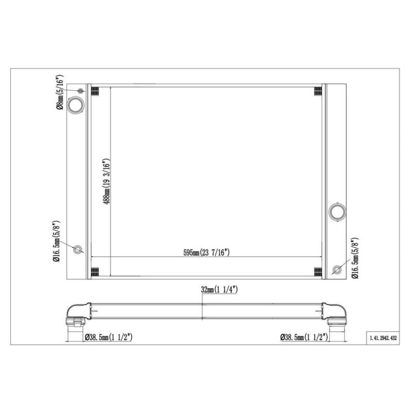 Reach International 41-2942 Radiator