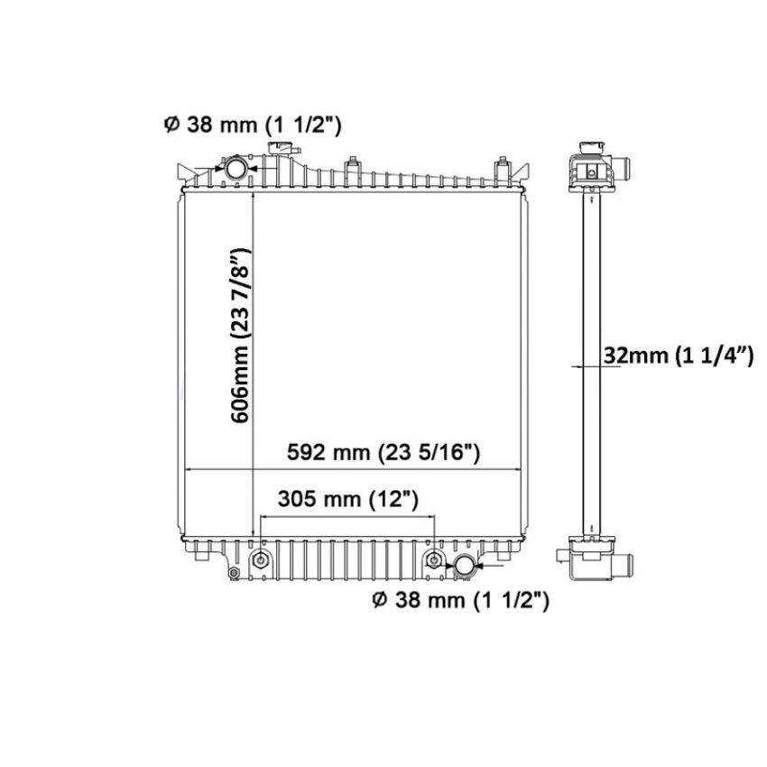 Reach International 41-2952 Radiator