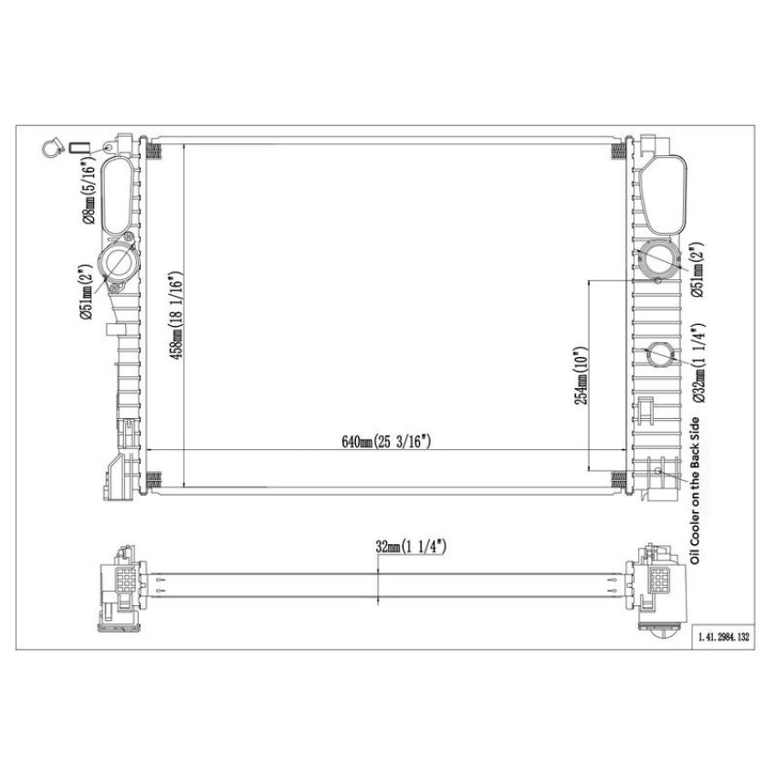 Reach International 41-2984 Radiator