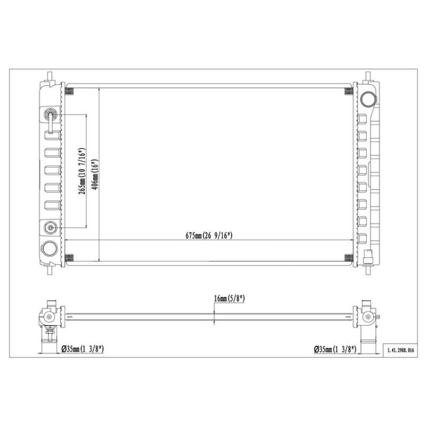 Reach International 41-2988 Radiator