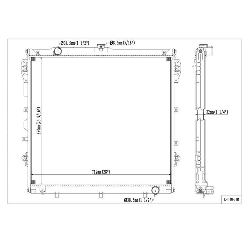 Reach International 41-2994 Radiator