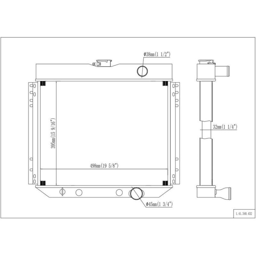 Reach International 41-340 Radiator