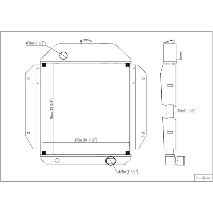 Reach International 41-397 Radiator