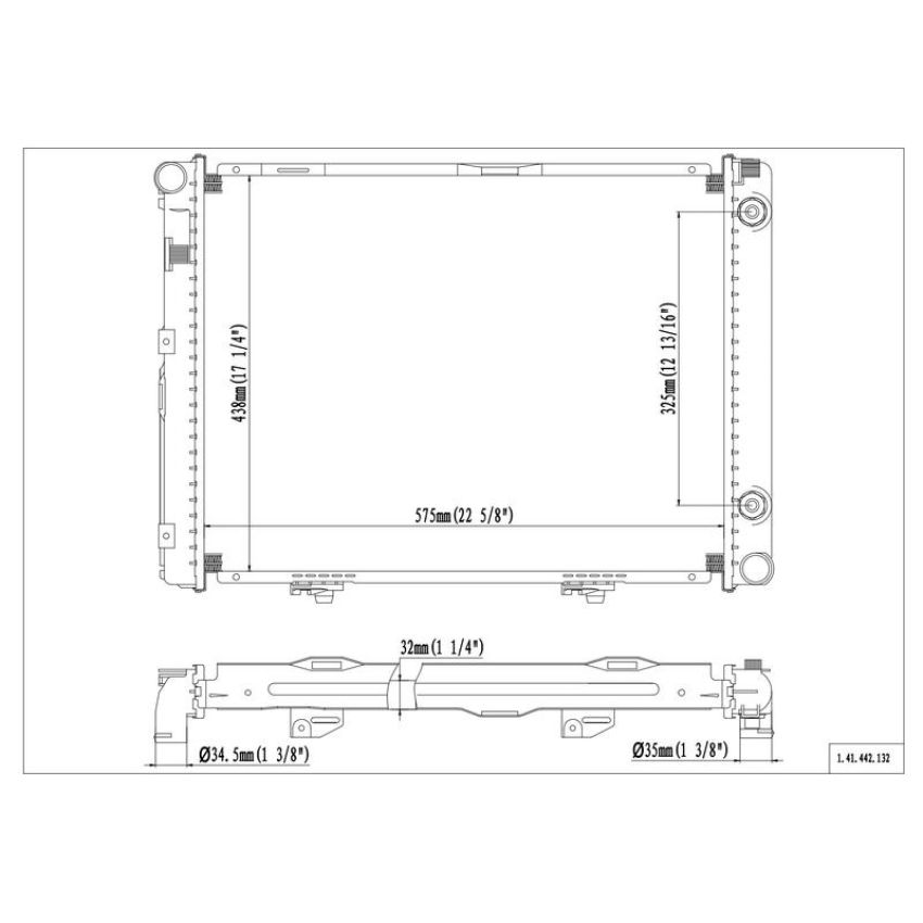 Reach International 41-442 Radiator