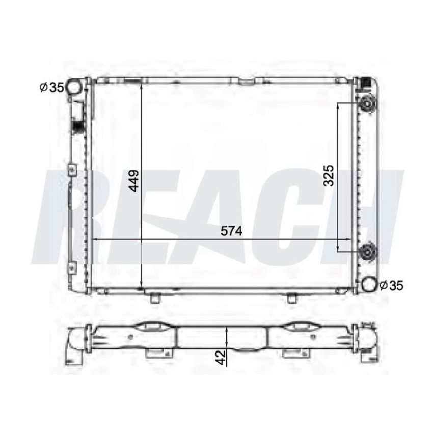 Reach International 41-443 Radiator