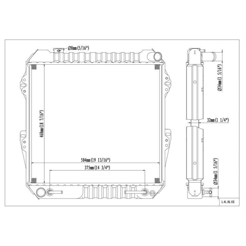 Reach International 41-50 Radiator