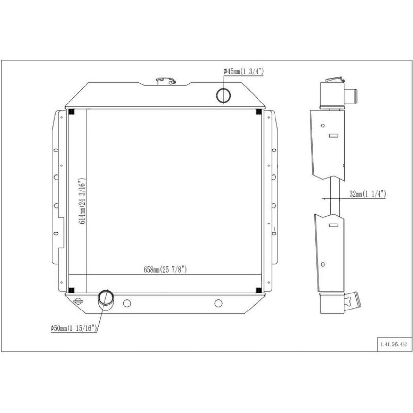 Reach International 41-545 Radiator