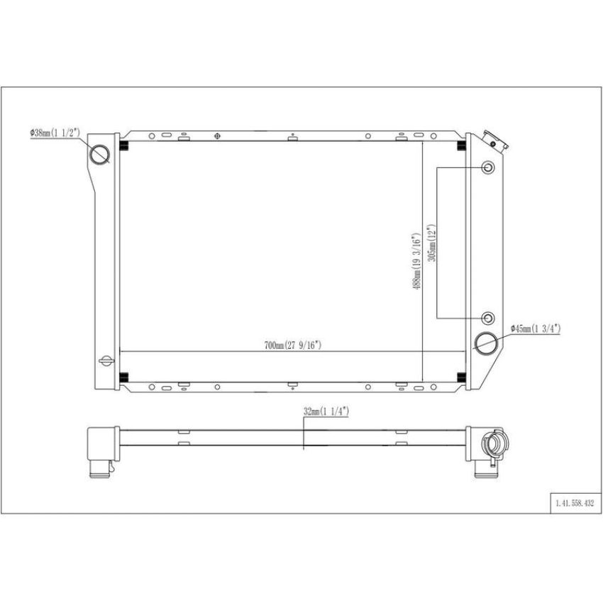 Reach International 41-58 Radiator