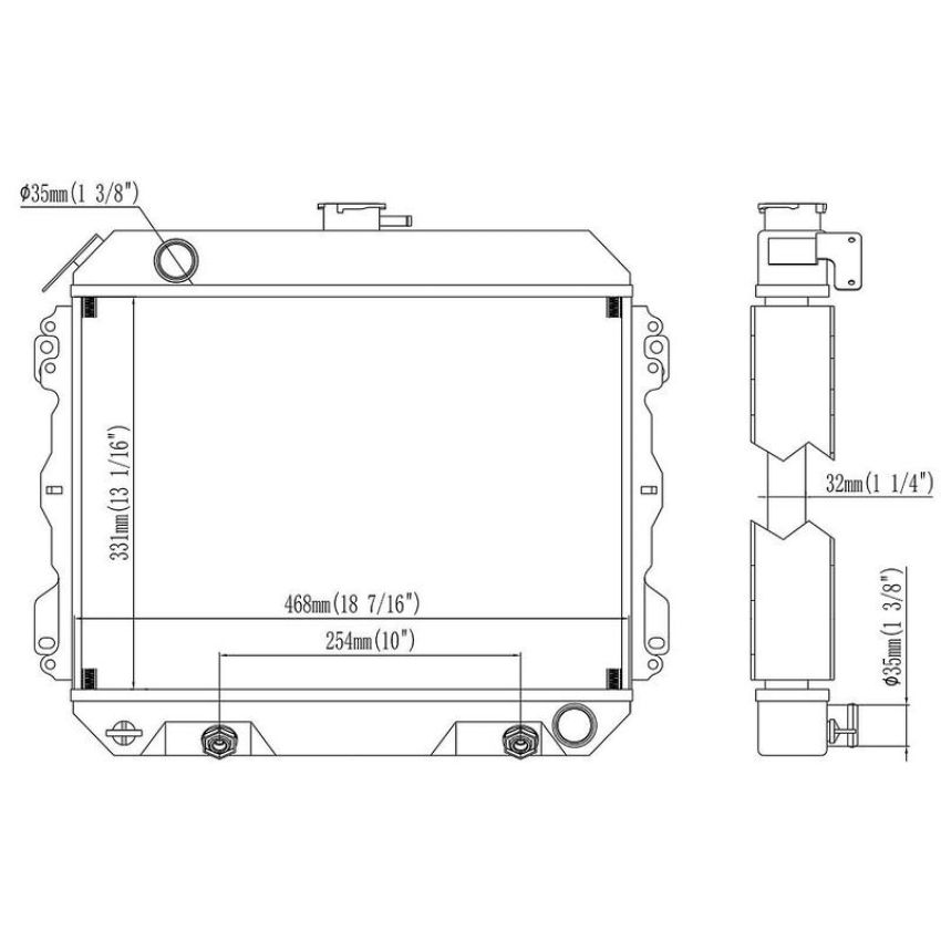 Reach International 41-638 Radiator
