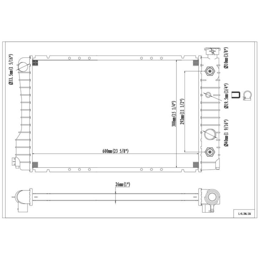 Reach International 41-679 Radiator