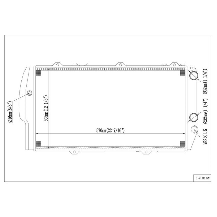 Reach International 41-710 Radiator
