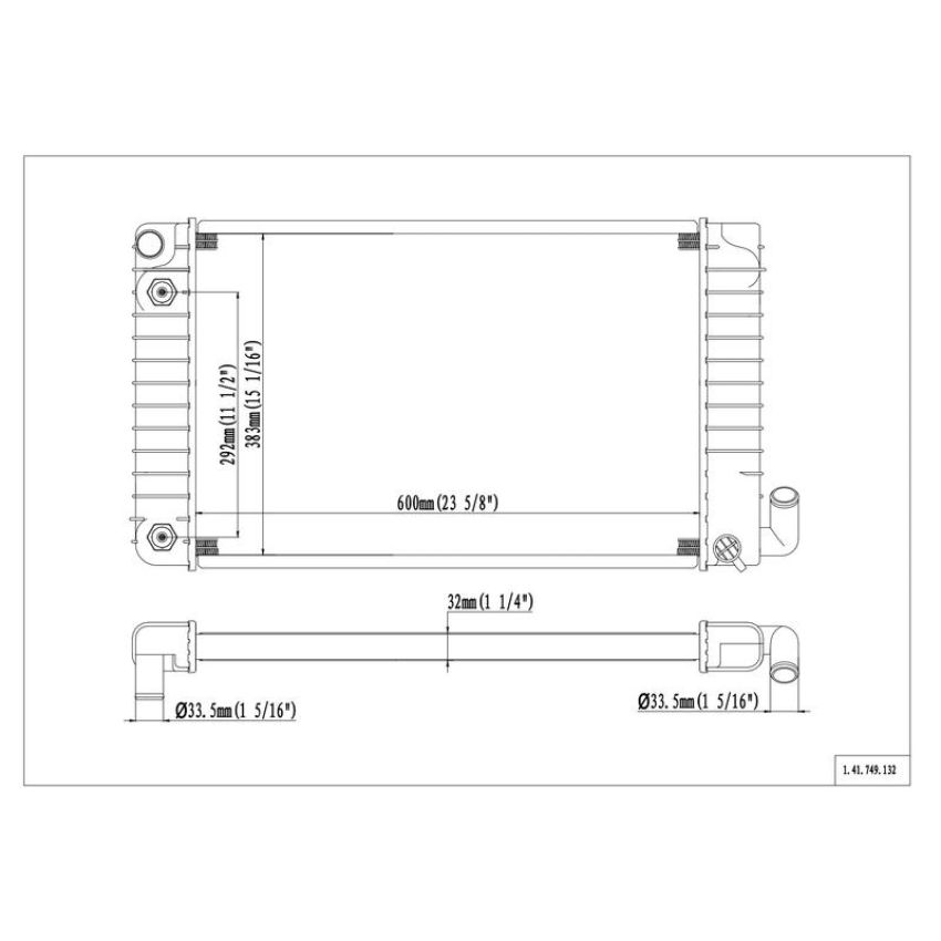 Reach International 41-749 Radiator