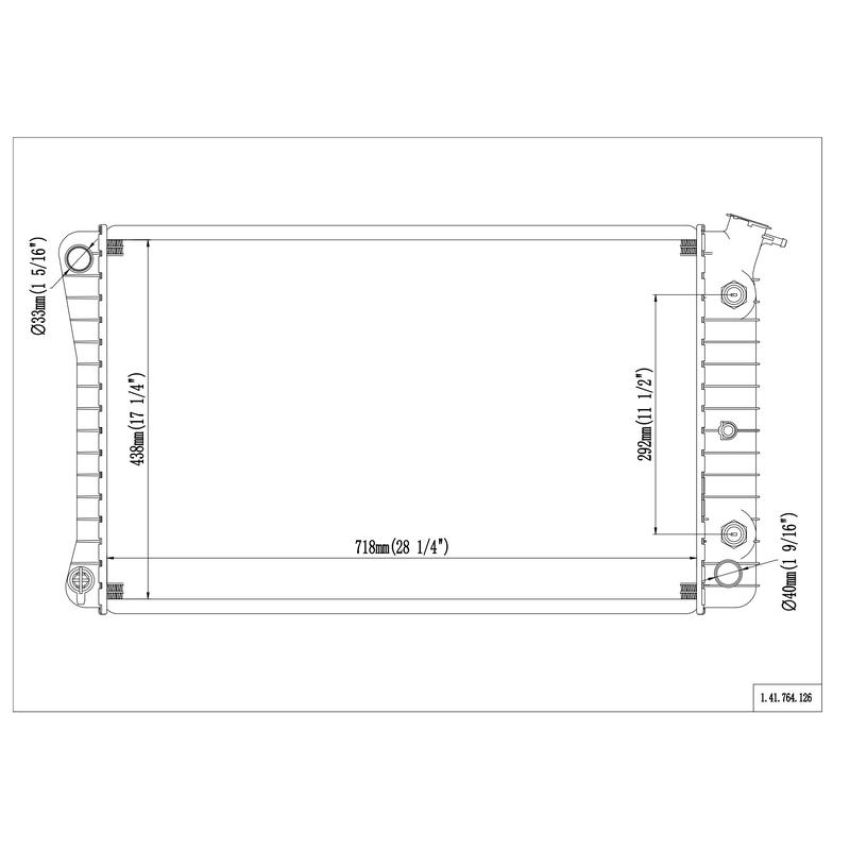 Reach International 41-764 Radiator