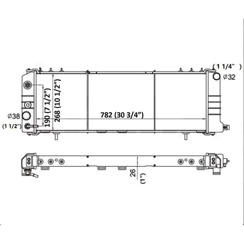 Reach International 41-78 Radiator