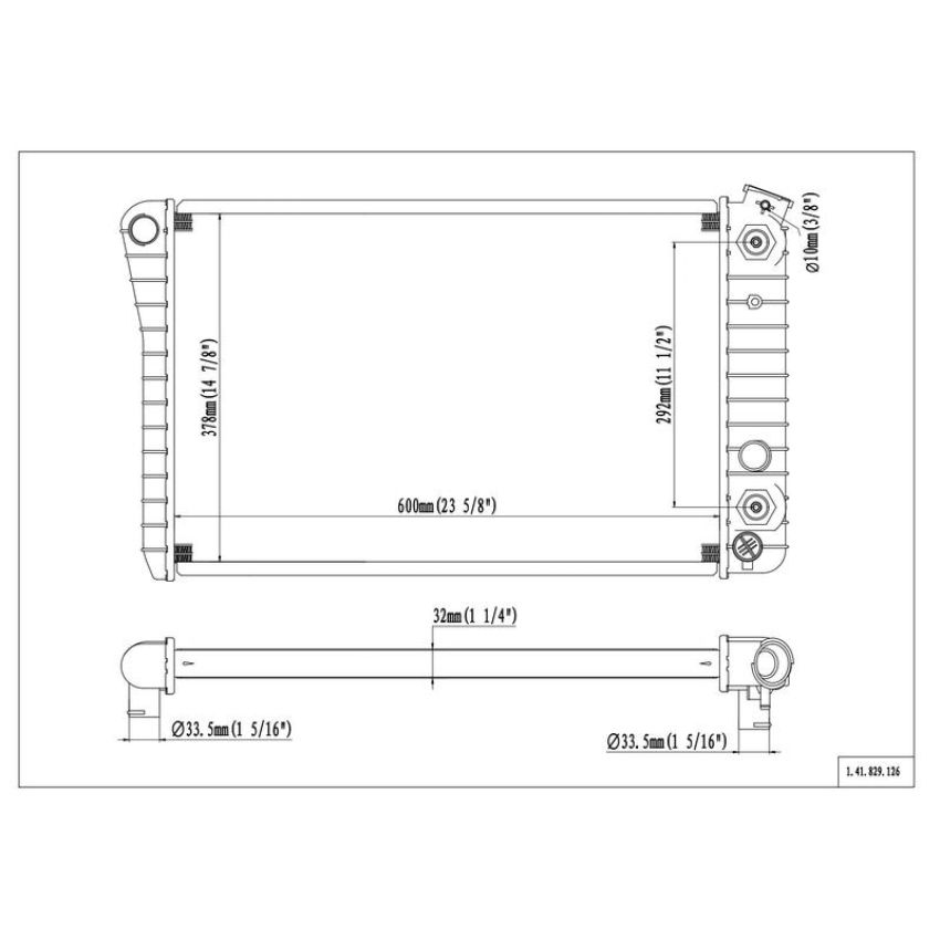 Reach International 41-829 Radiator