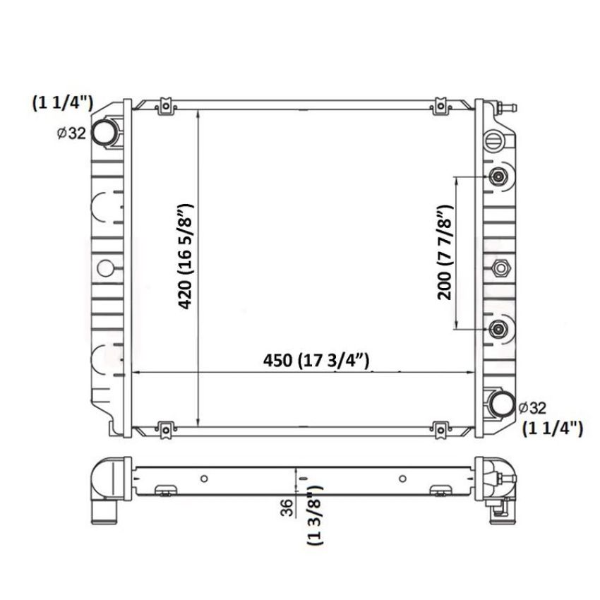 Reach International 41-83 Radiator
