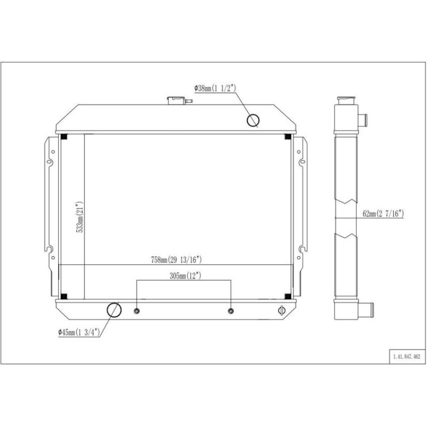 Reach International 41-847 Radiator