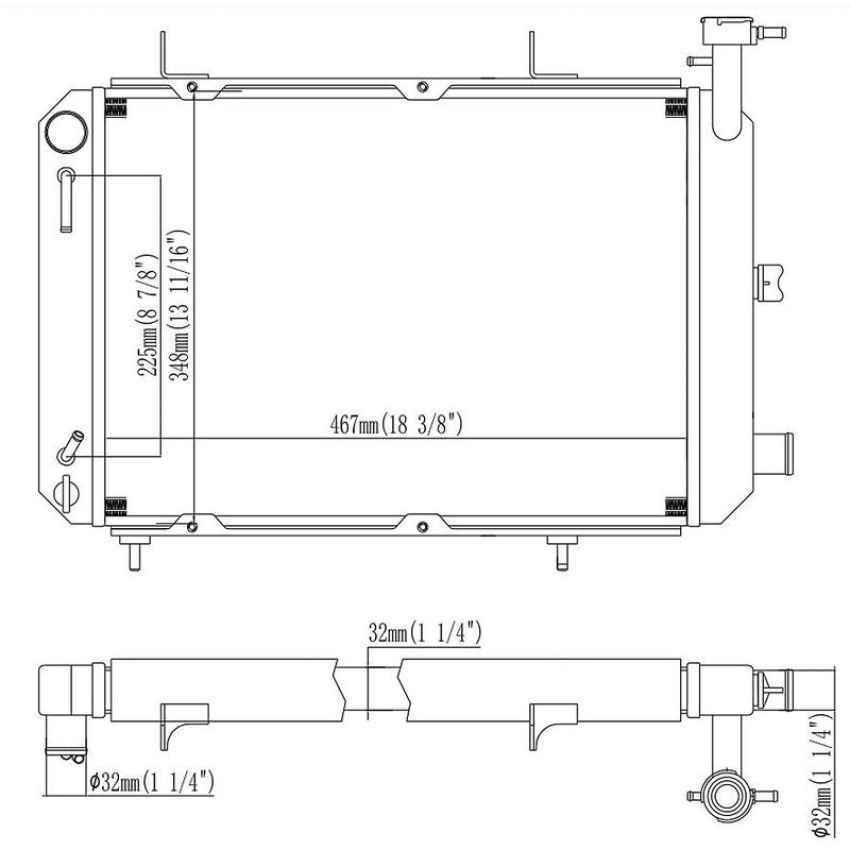 Reach International 41-857 Radiator