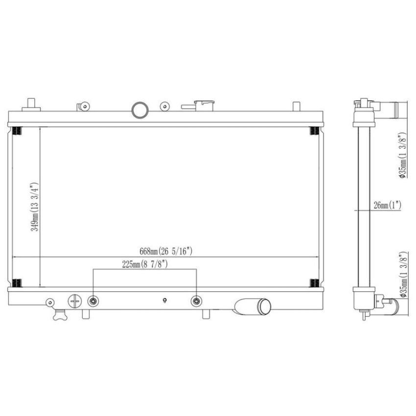 Reach International 41-866 Radiator
