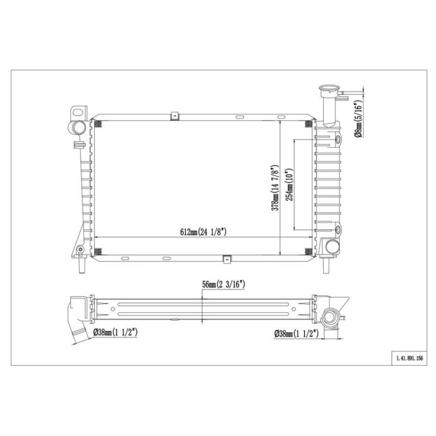 Reach International 41-891 Radiator