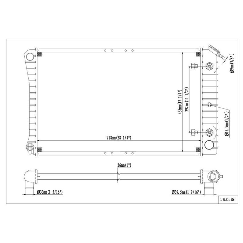 Reach International 41-921 Radiator