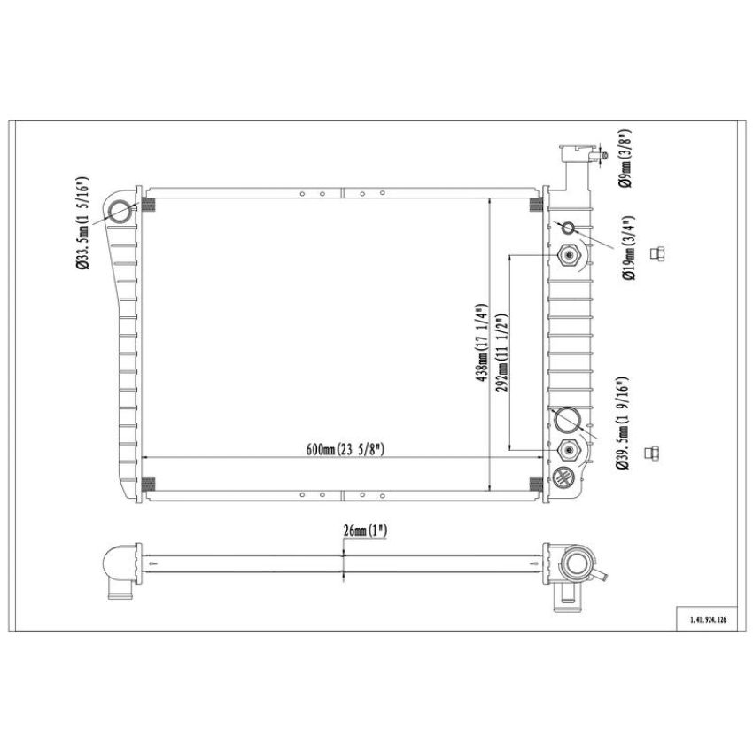 Reach International 41-924 Radiator