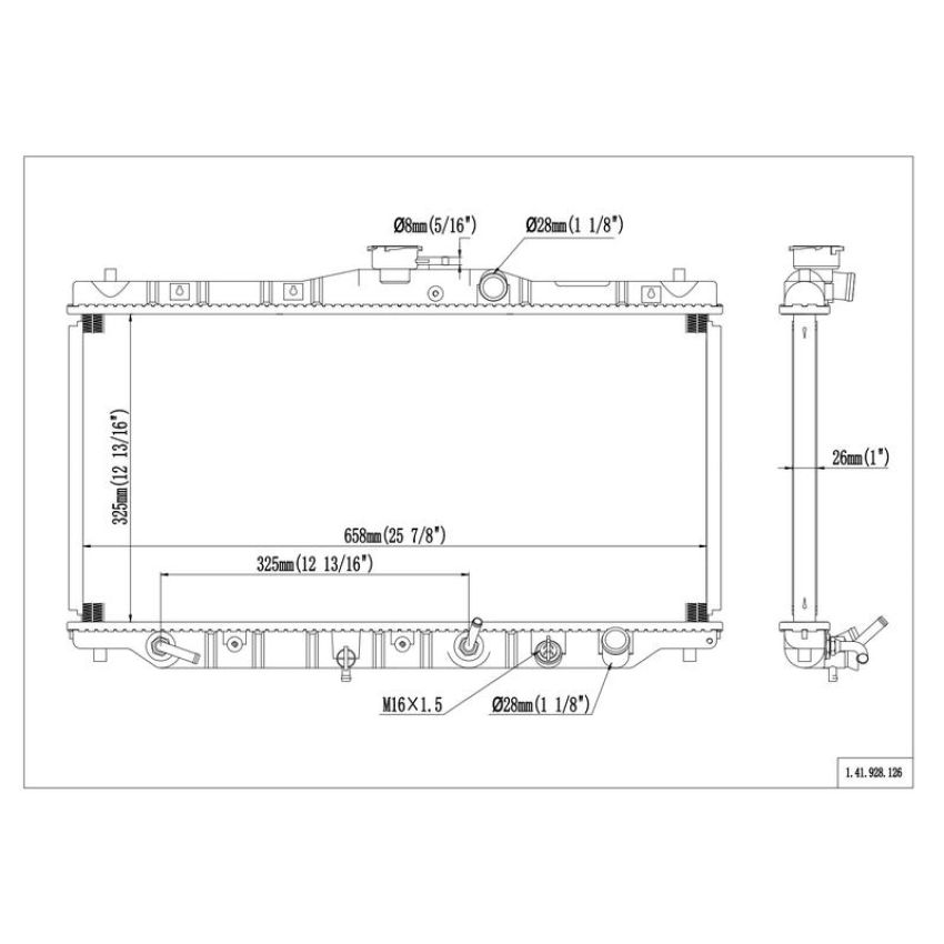 Reach International 41-928 Radiator