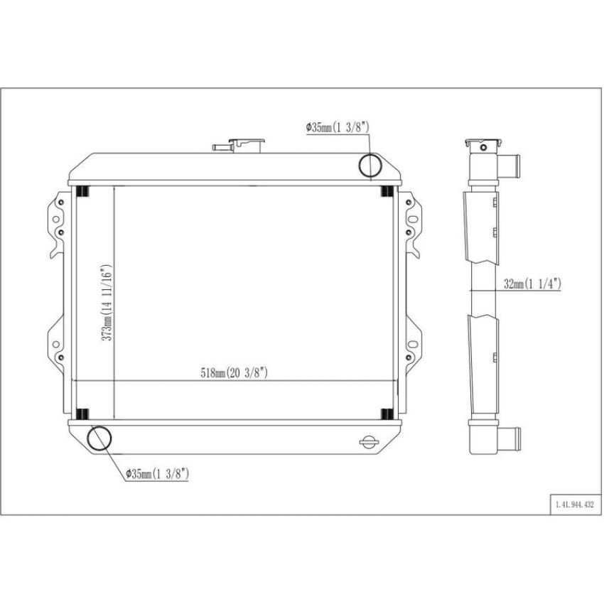 Reach International 41-944 Radiator