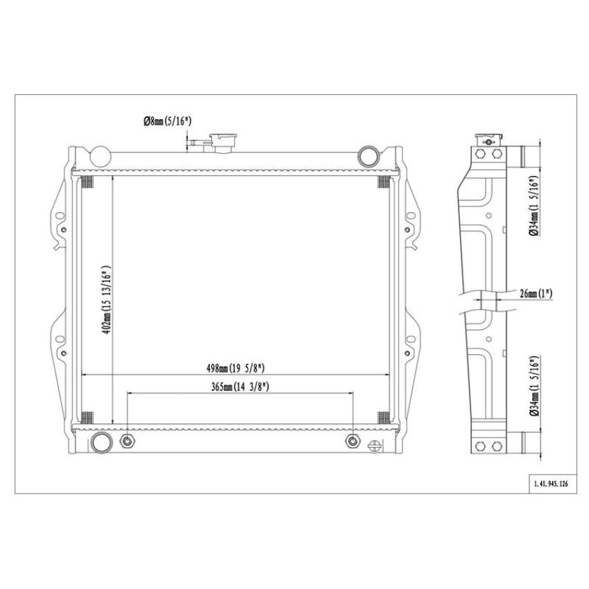 Reach International 41-945 Radiator