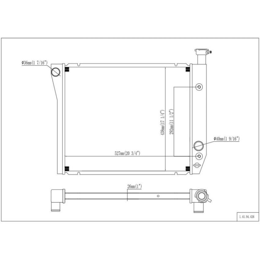 Reach International 41-94 Radiator