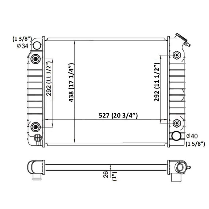 Reach International 41-955 Radiator