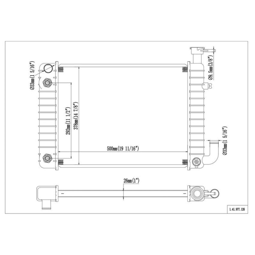 Reach International 41-977 Radiator