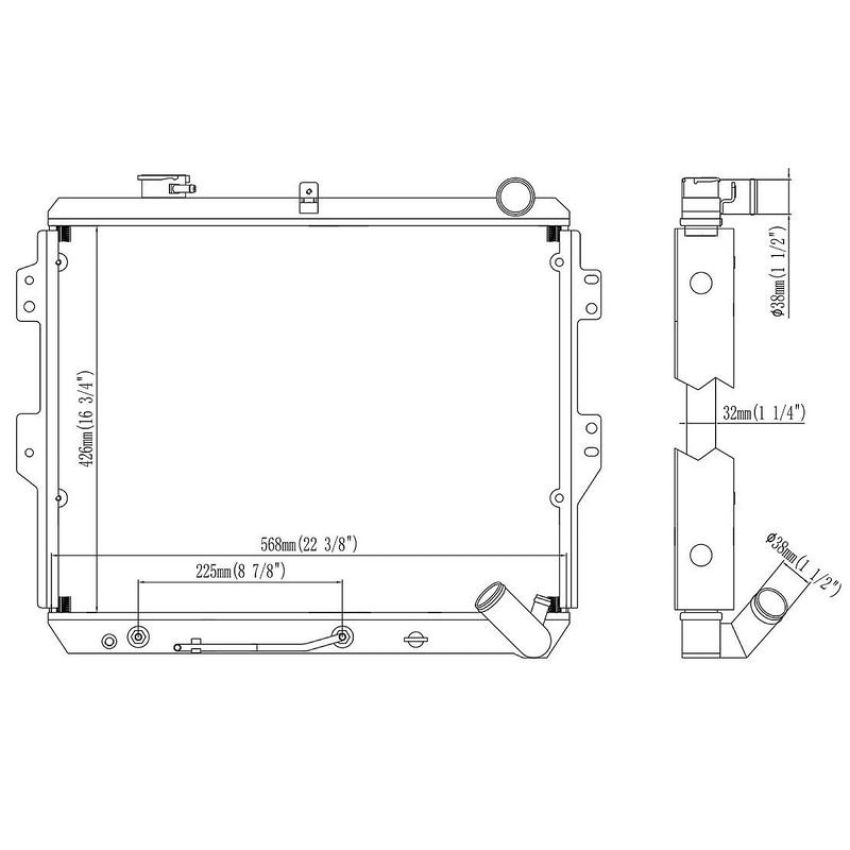 Reach International 41-97 Radiator