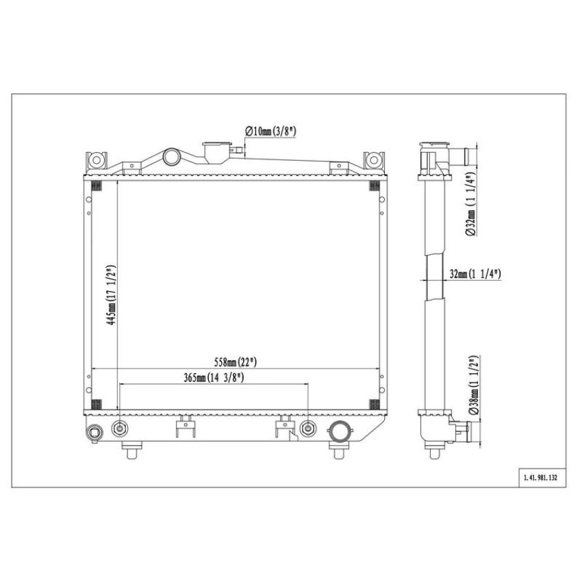 Reach International 41-981 Radiator