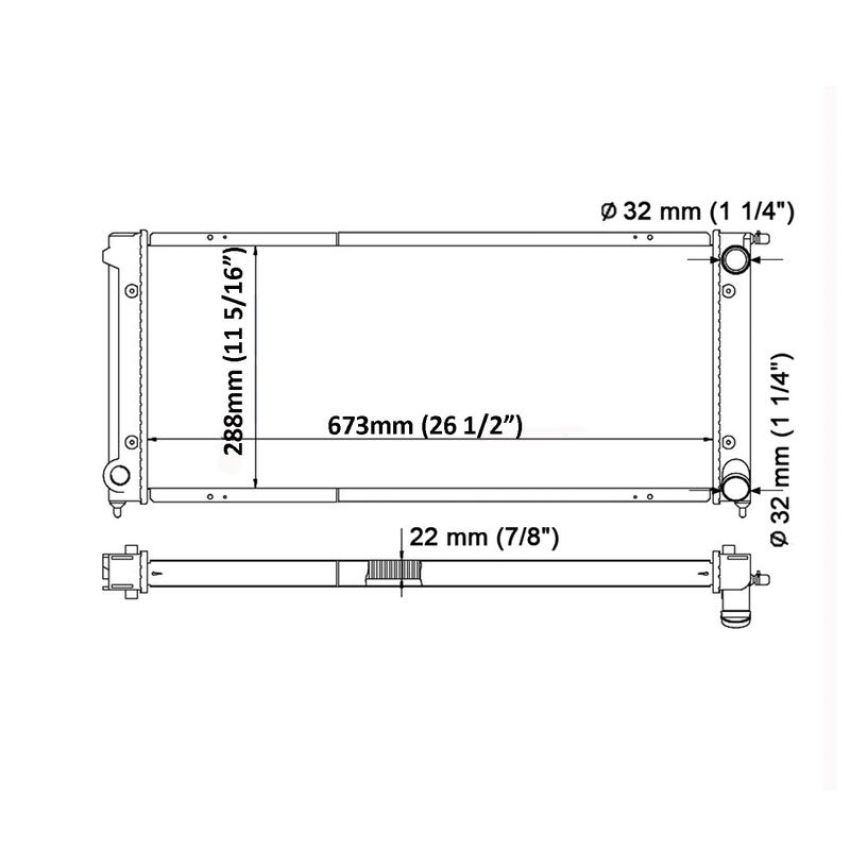 Reach International 41-98 Radiator