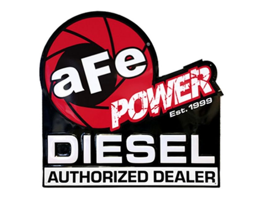 aFe Power 40-10193 Promotional Stamped Metal Sign - Diesel