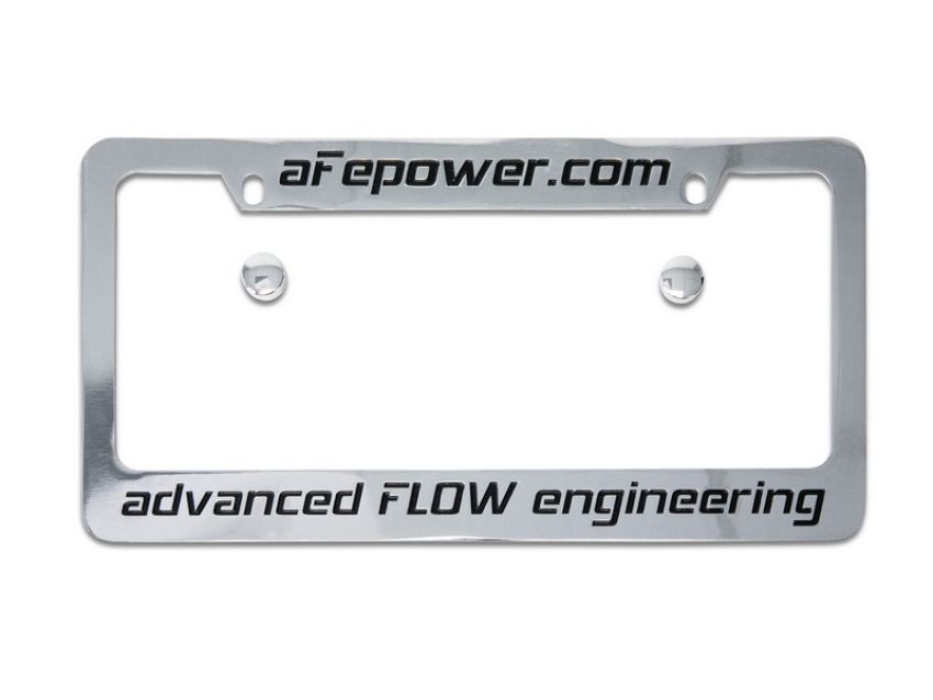 aFe Power 40-10251 aFe POWER Engraved Metal License Plate Frame