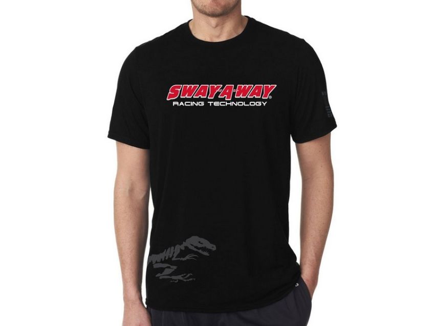 aFe Power 40-30472-B Sway-A-Way Mens Short Sleeve T-Shirt Black MD