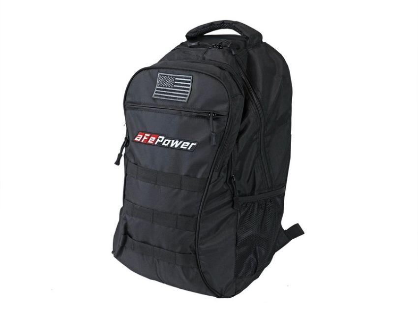 aFe Power 40-33205-B aFe POWER Backpack, Outdoor Utility Style; AUX/USB Charging Ports w/ US Flag