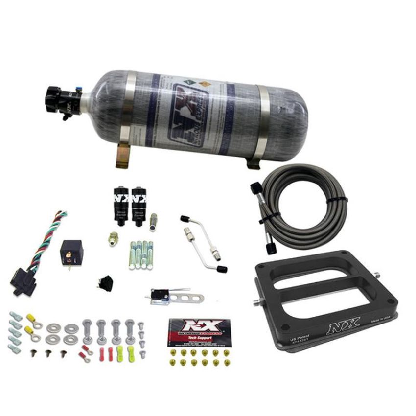 Nitrous Express 40071-12 Dominator HITMAN PLUS (50-100-150-200HP) WITH COMPOSITE BOTTLE
