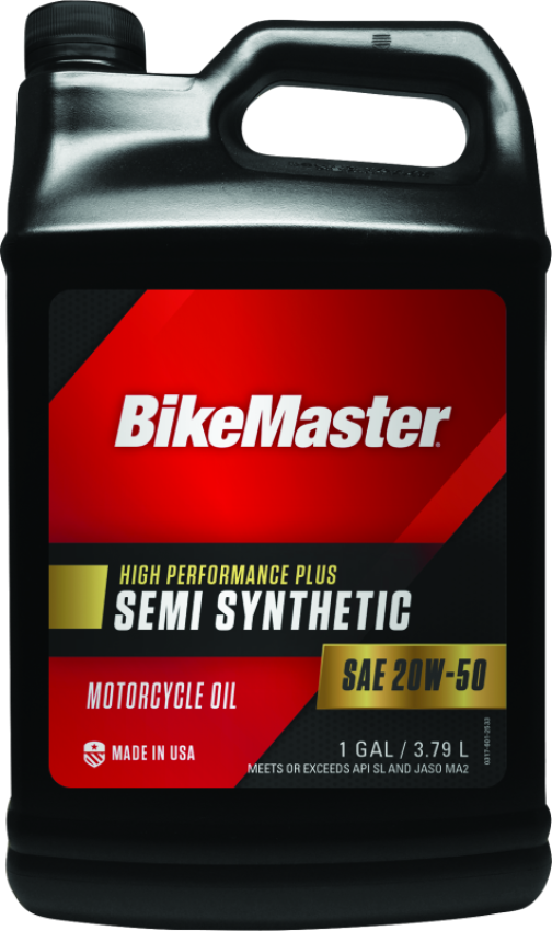BikeMaster 532320 20W50 Semi Synthetic Oil - Gallon