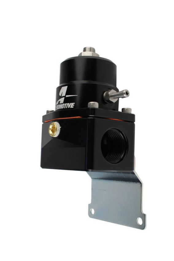 AEROMOTIVE AFS13128 Adj EFI Regulator w/2 10an Inlets - Black