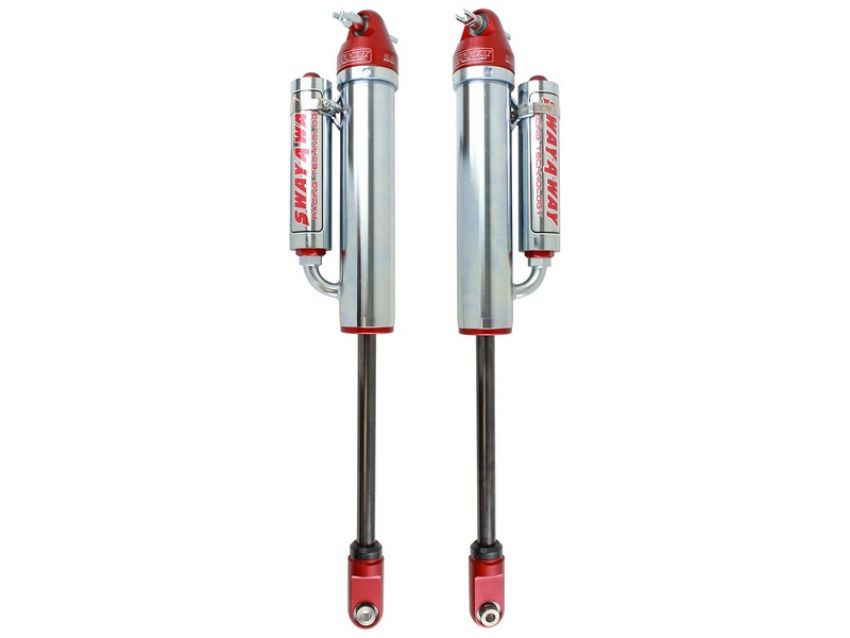 aFe Power 402-0056-10 Sway-A-Way 2.5 Rear Shock Kit w/ Piggyback Reservoir for 3-5 IN Lift