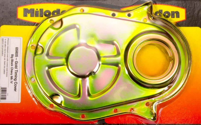 MILODON MIL65605 BBC Timing Cover - Gold