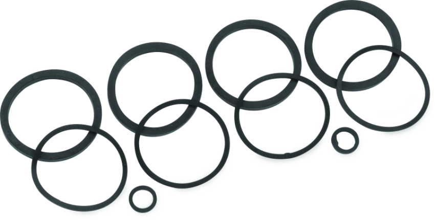 Bikers Choice 420403 4 Piston Except Brembo Brake Caliper Seal Kit Replaces H-D 44315-00 Seals Only