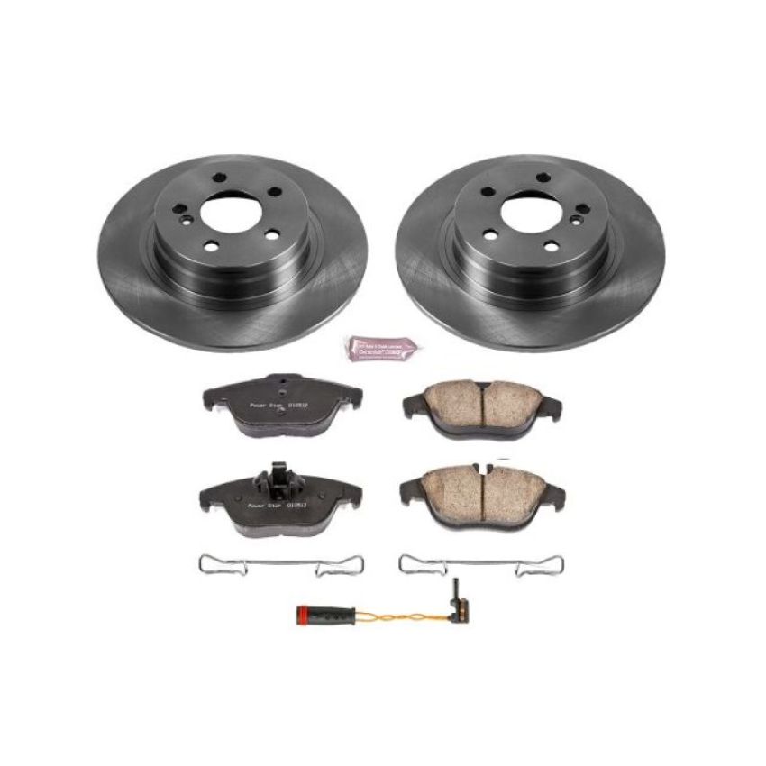 PowerStop KOE5625 OE Stock Replacement Low-Dust Ceramic Brake Pad and Rotor Kit