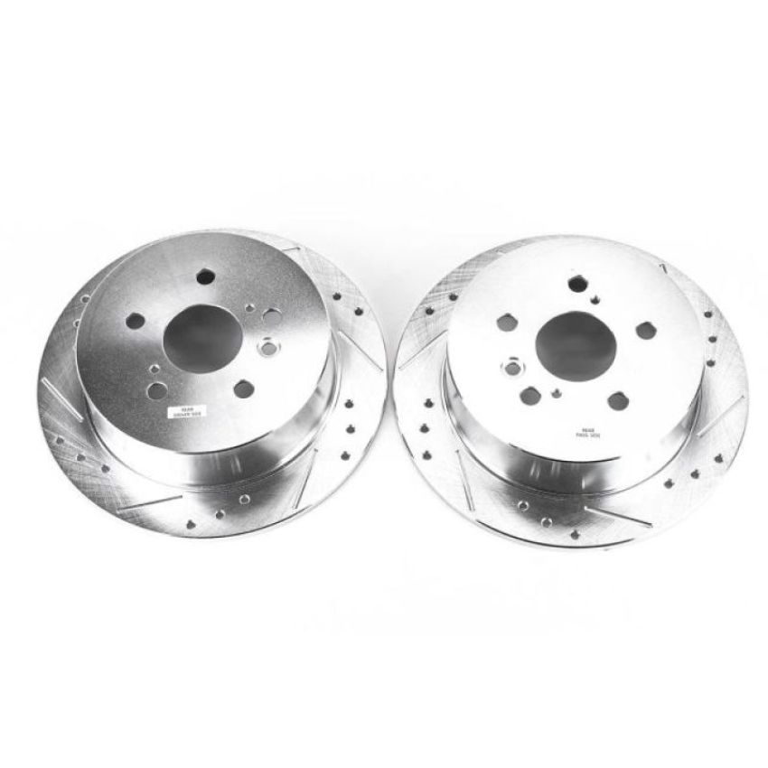 PowerStop JBR1153XPR PowerStop Evolution Performance Drilled, Slotted & Plated Brake Rotor Pair